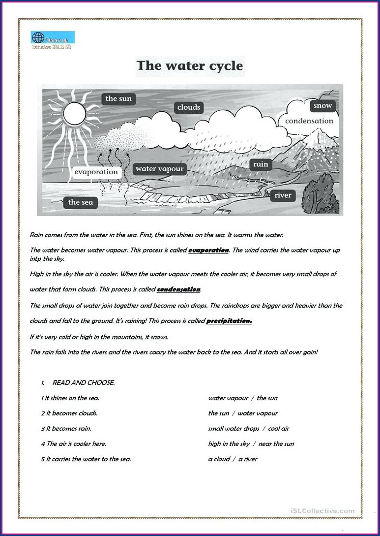 Best 50 Water Cycle Worksheets Ideas 43