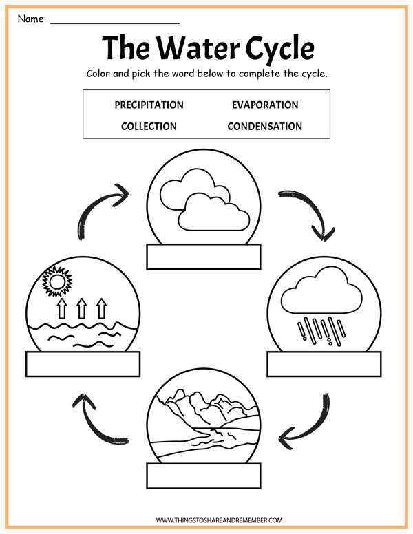 Best 50 Water Cycle Worksheets Ideas 45