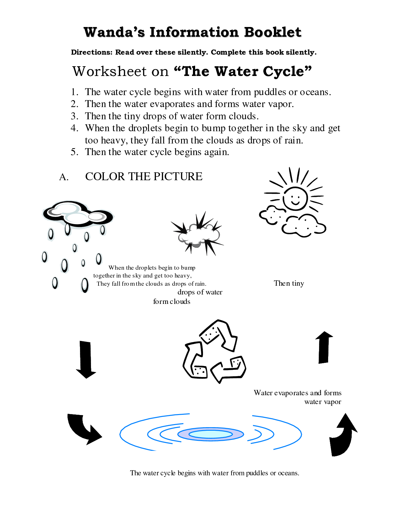 Best 50 Water Cycle Worksheets Ideas 49