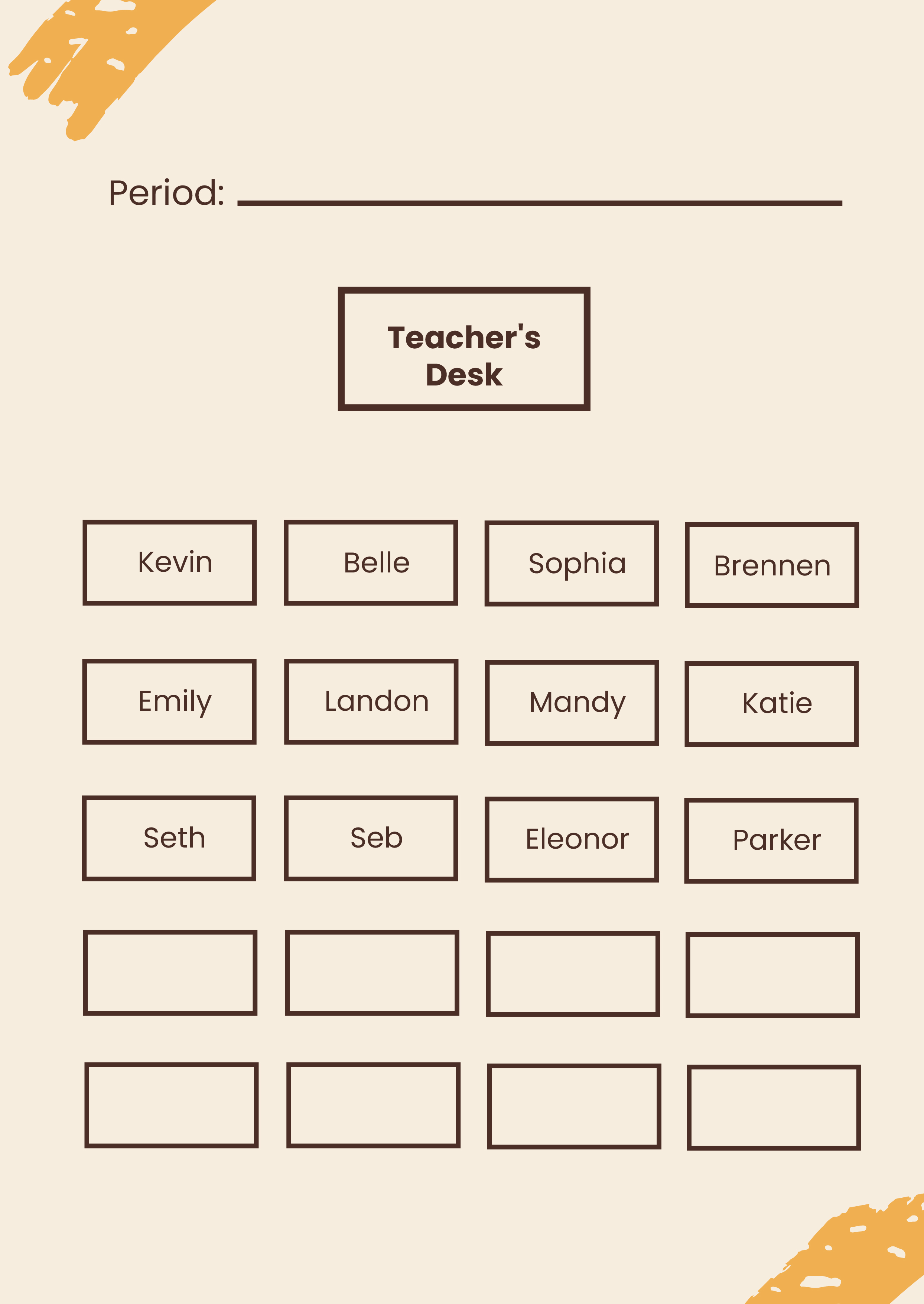 Get 85 Back-To-School Seating Chart Ideas 46