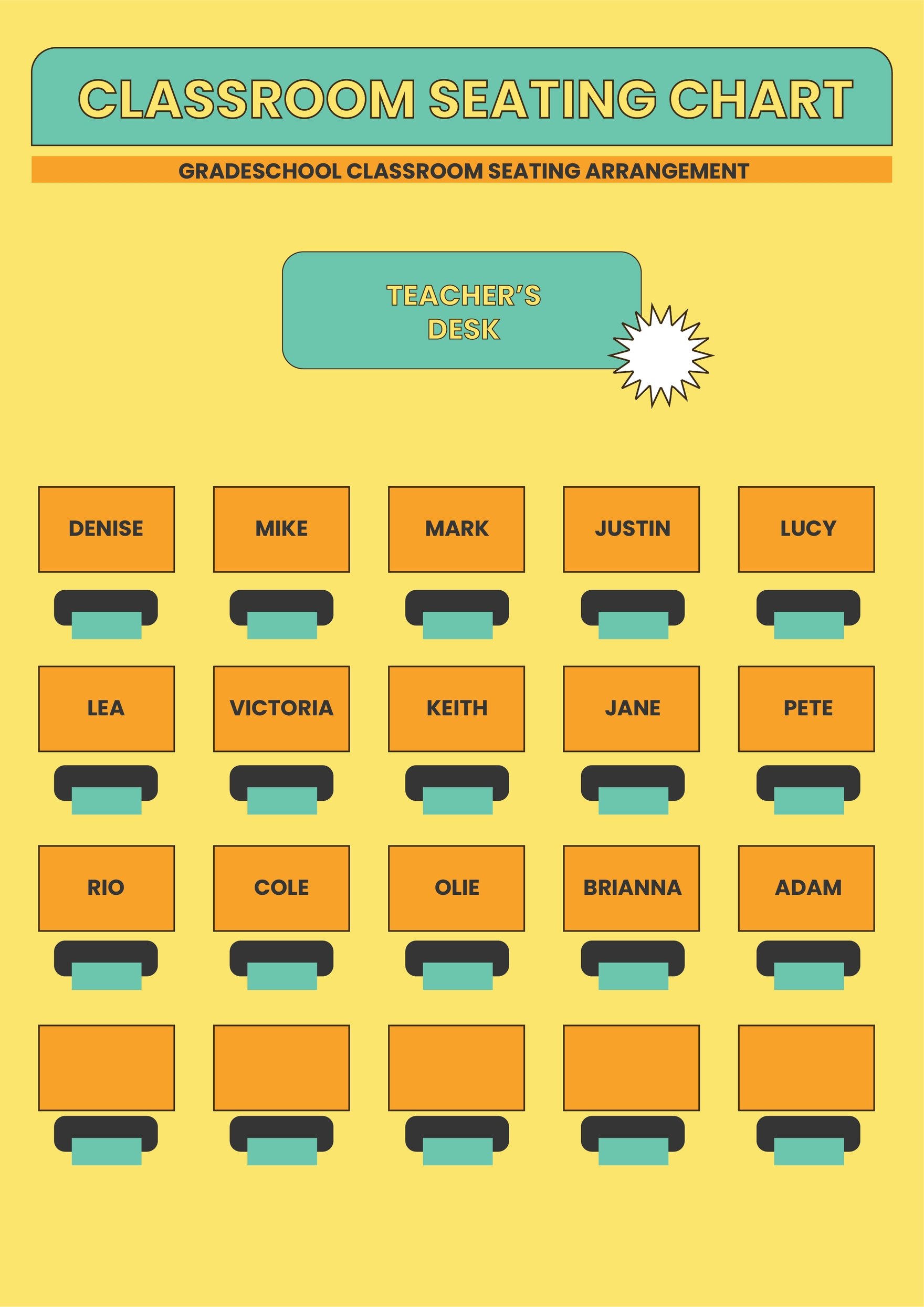 Get 85 Back-To-School Seating Chart Ideas 48