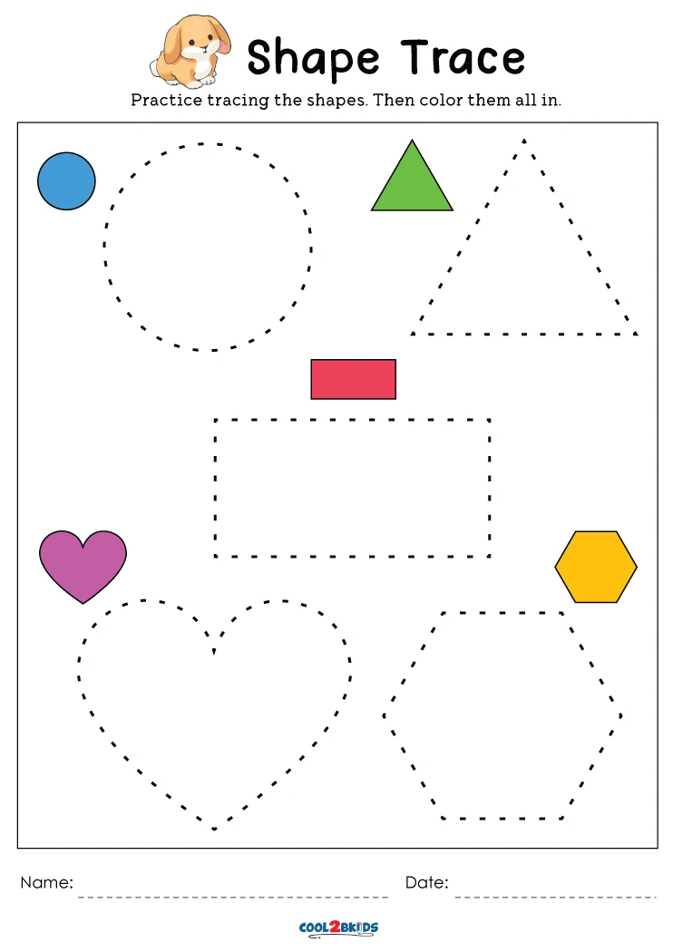 Get 85 Back-To-School Shapes Worksheets Ideas 58