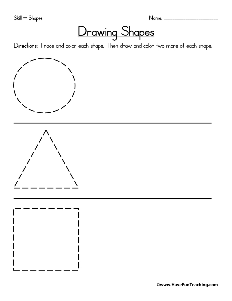 Get 85 Back-To-School Shapes Worksheets Ideas 59