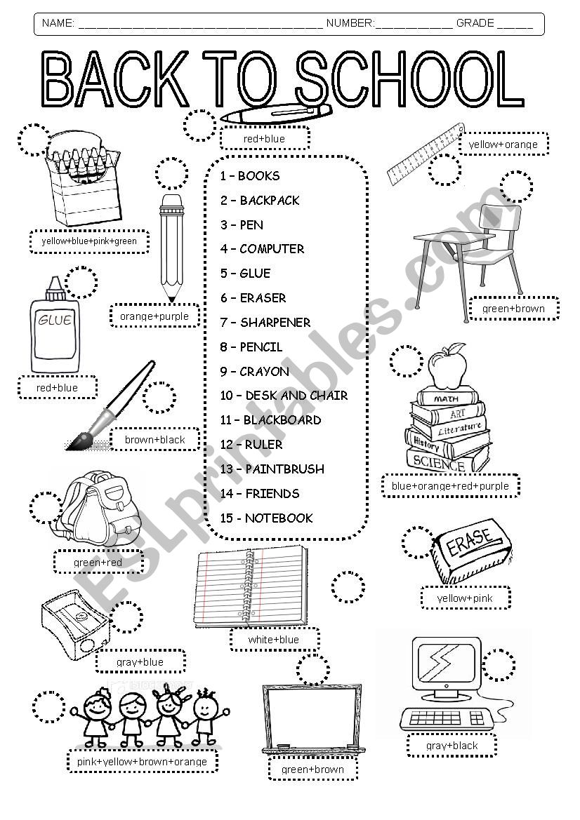 Get 85 Back-To-School Shapes Worksheets Ideas 6