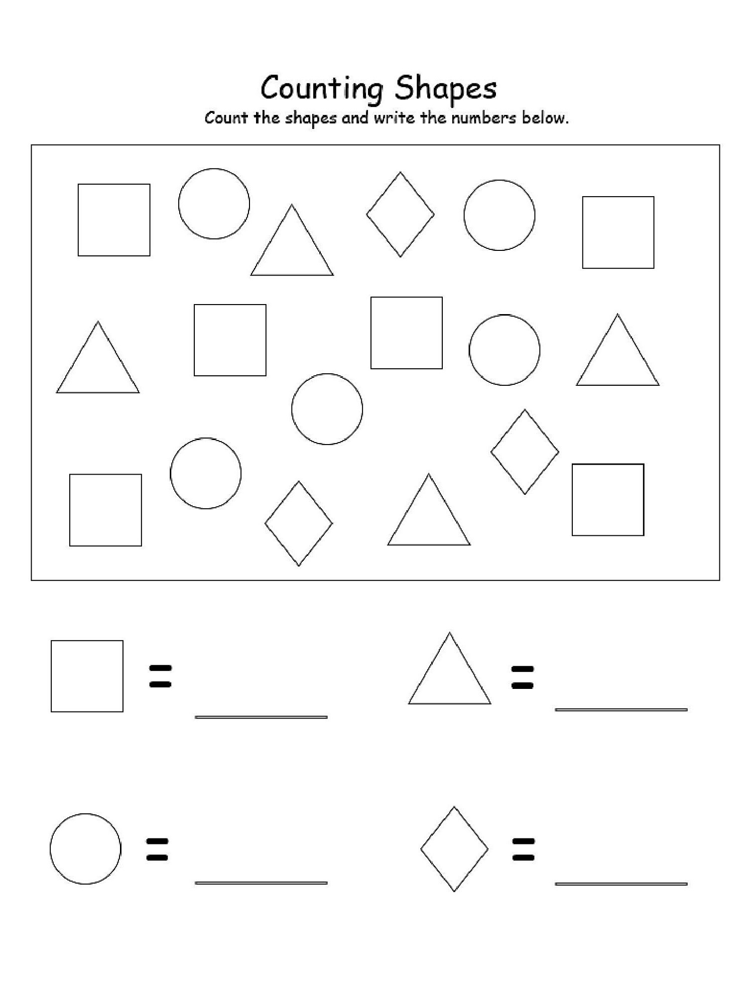 Get 85 Back-To-School Shapes Worksheets Ideas 64