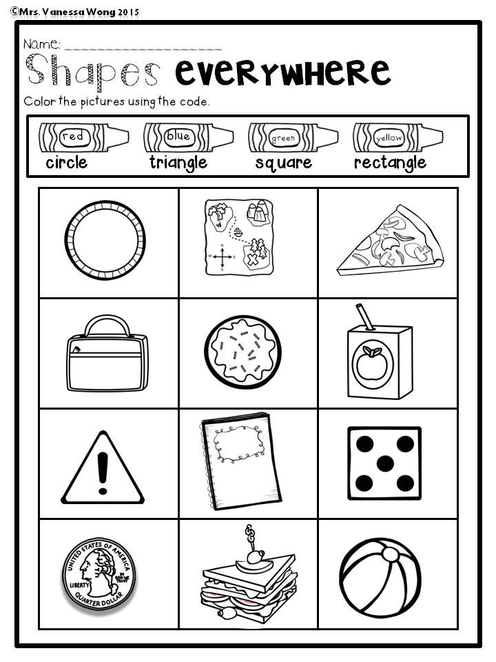 Get 85 Back-To-School Shapes Worksheets Ideas 72