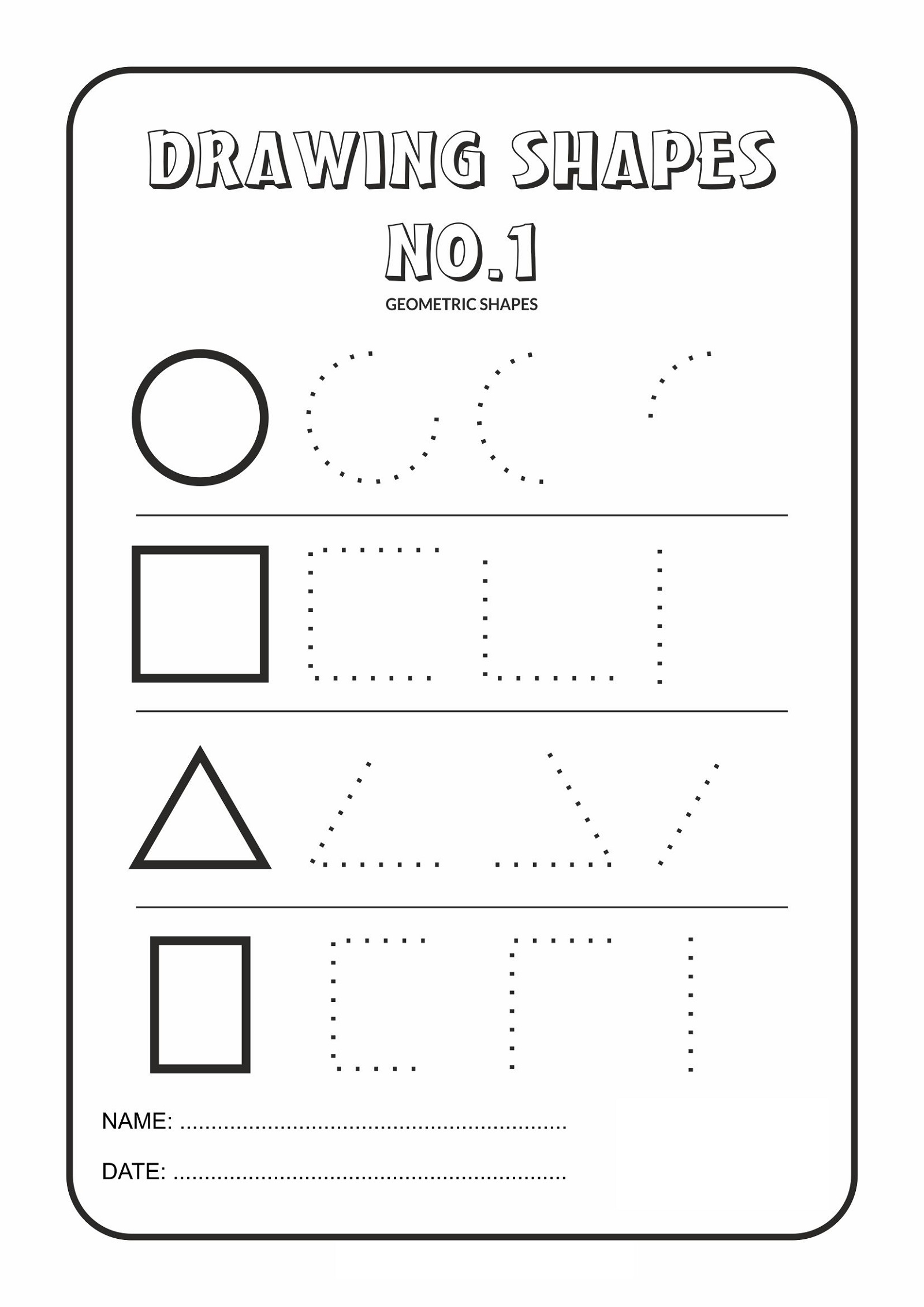 Get 85 Back-To-School Shapes Worksheets Ideas 75