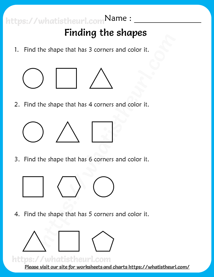 Get 85 Back-To-School Shapes Worksheets Ideas 78