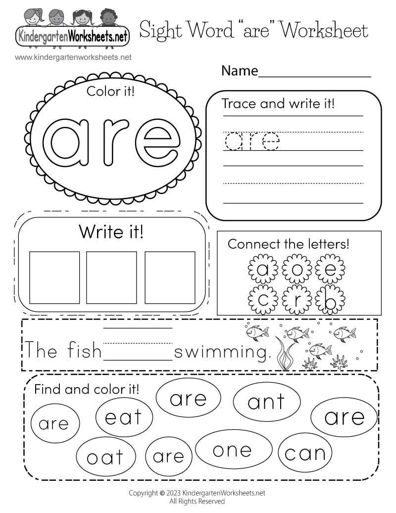 Get 85 Kindergarten Sight Words Worksheets Ideas 31