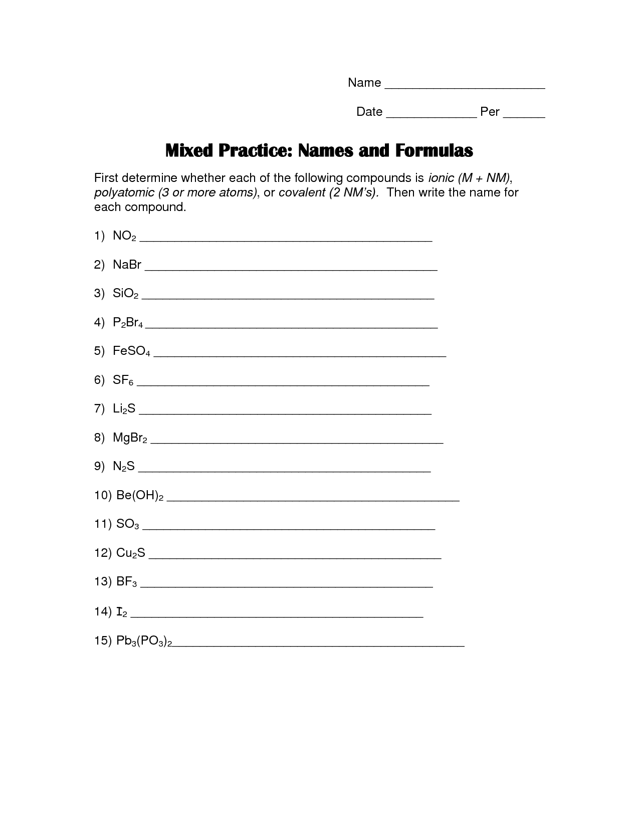 Get 85 Naming Ionic Compounds Worksheets Ideas 28