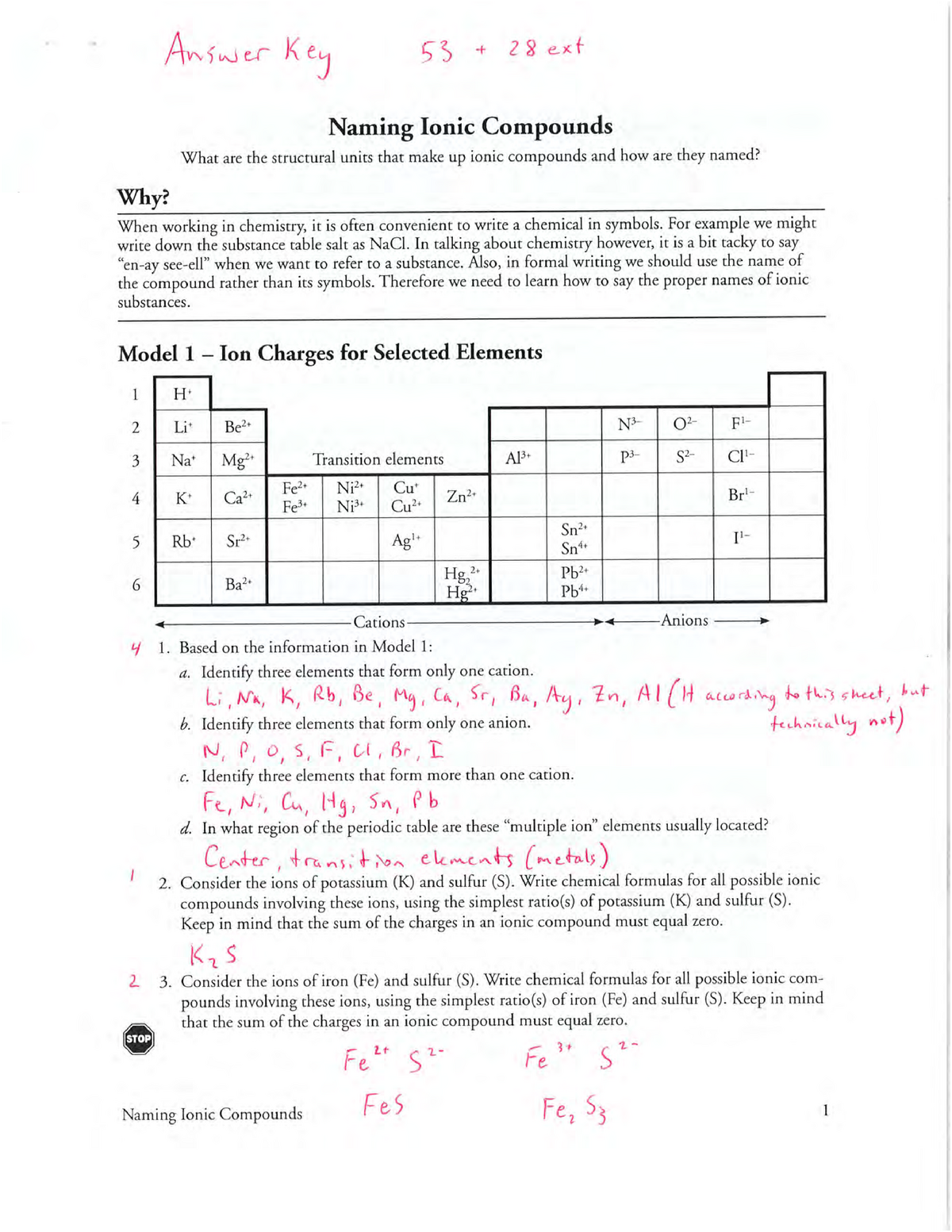 Get 85 Naming Ionic Compounds Worksheets Ideas 3