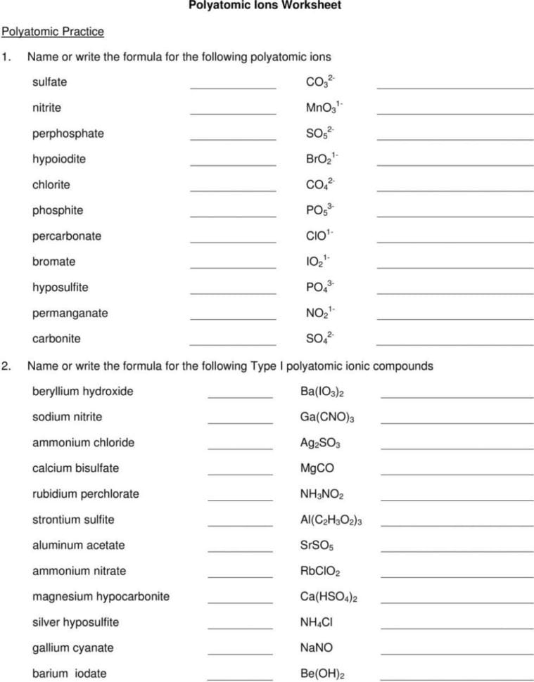 Get 85 Naming Ionic Compounds Worksheets Ideas 34