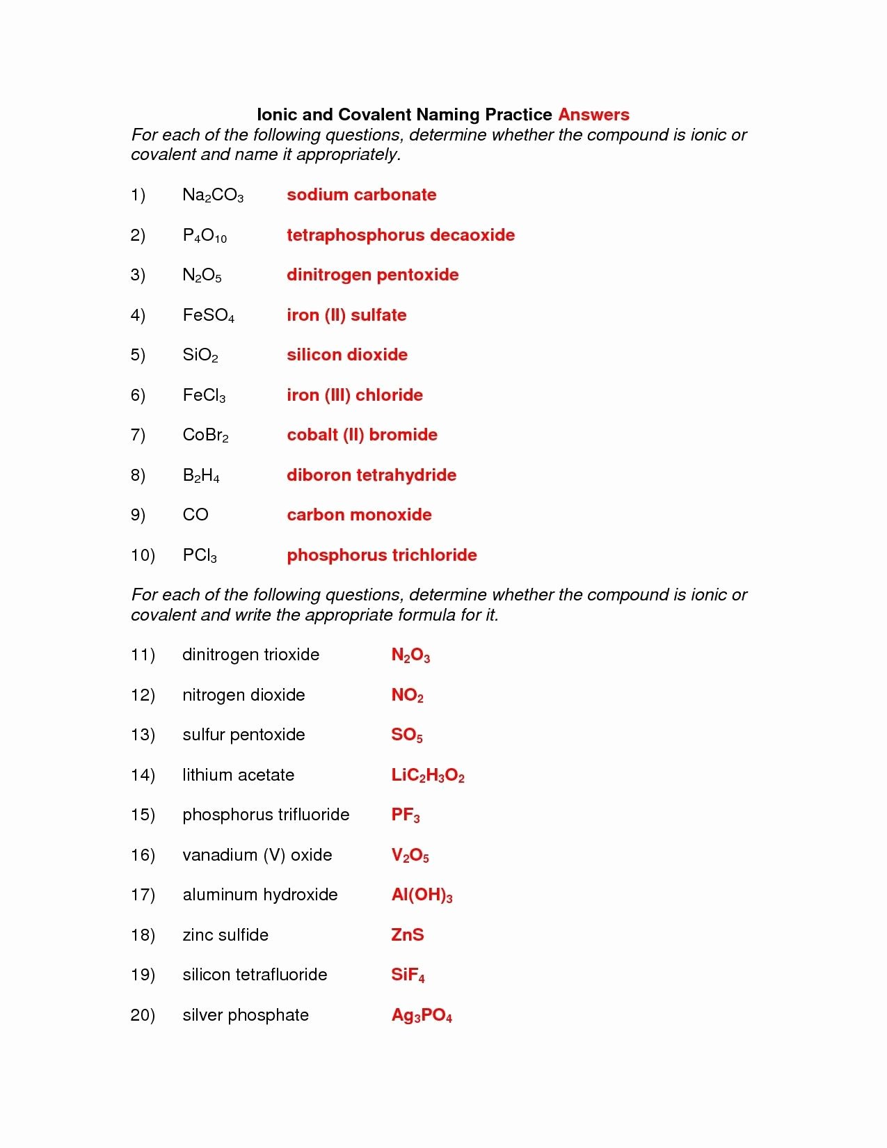 Get 85 Naming Ionic Compounds Worksheets Ideas 35