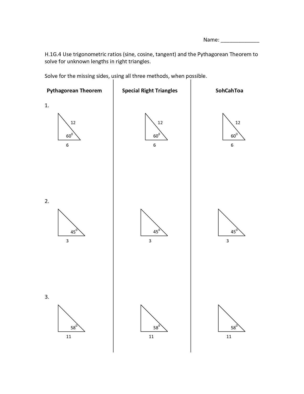 Get 85 Special Right Triangles Worksheets Ideas 14