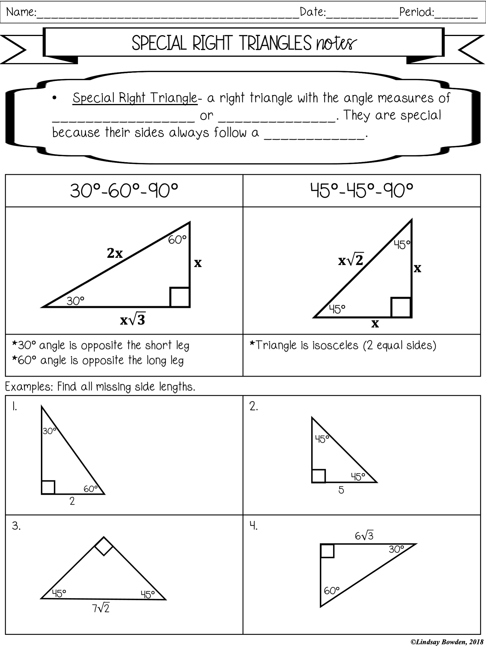 Get 85 Special Right Triangles Worksheets Ideas 29