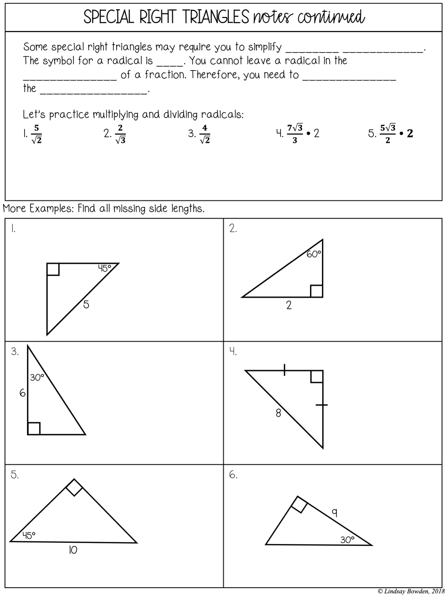 Get 85 Special Right Triangles Worksheets Ideas 30