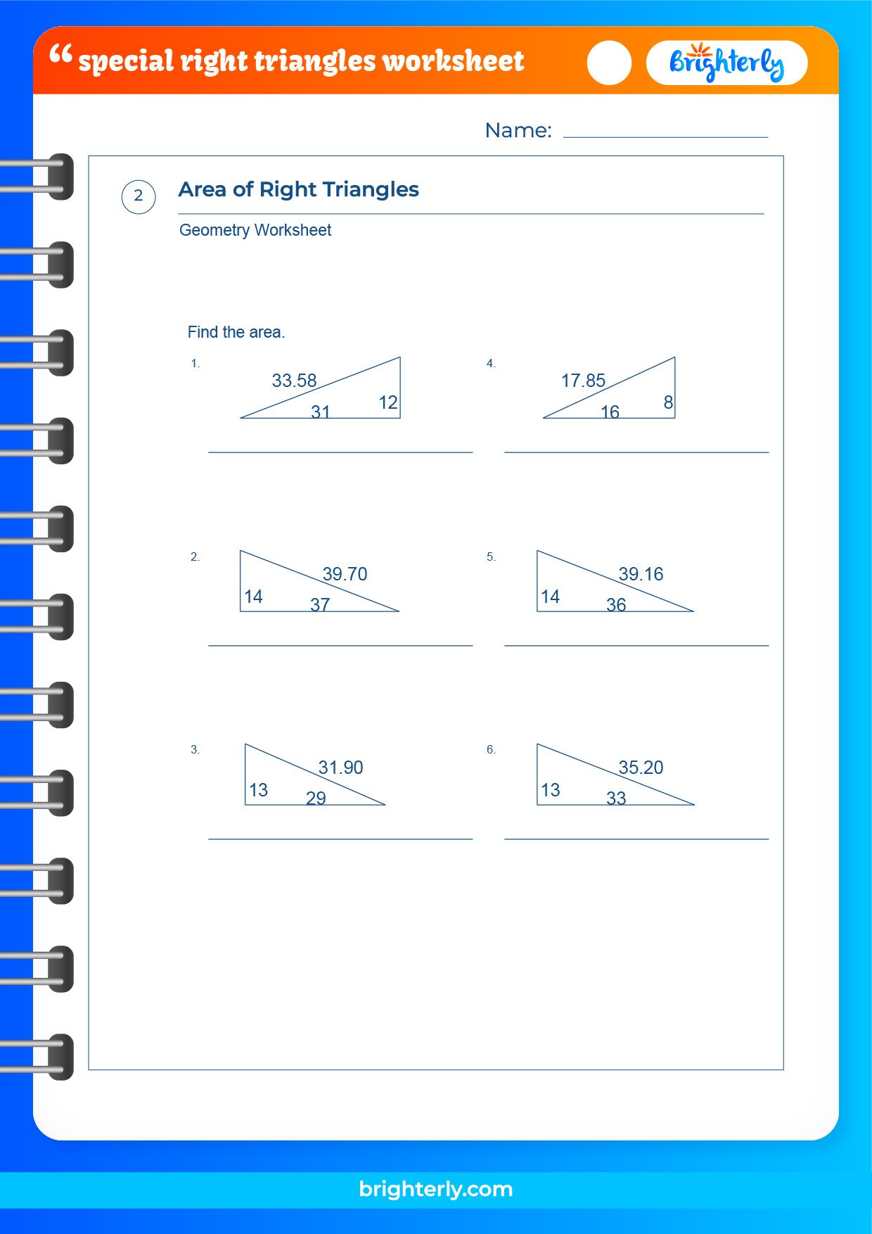 Get 85 Special Right Triangles Worksheets Ideas 52