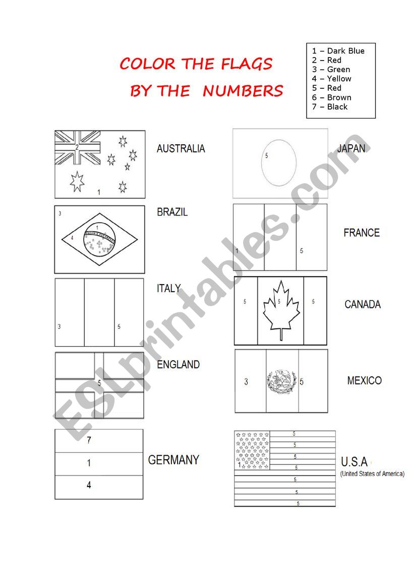 Get 85 Summer Flag Worksheets Ideas 12