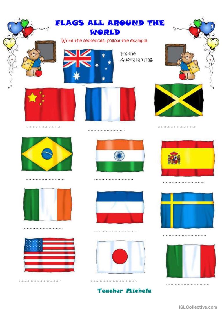 Get 85 Summer Flag Worksheets Ideas 15