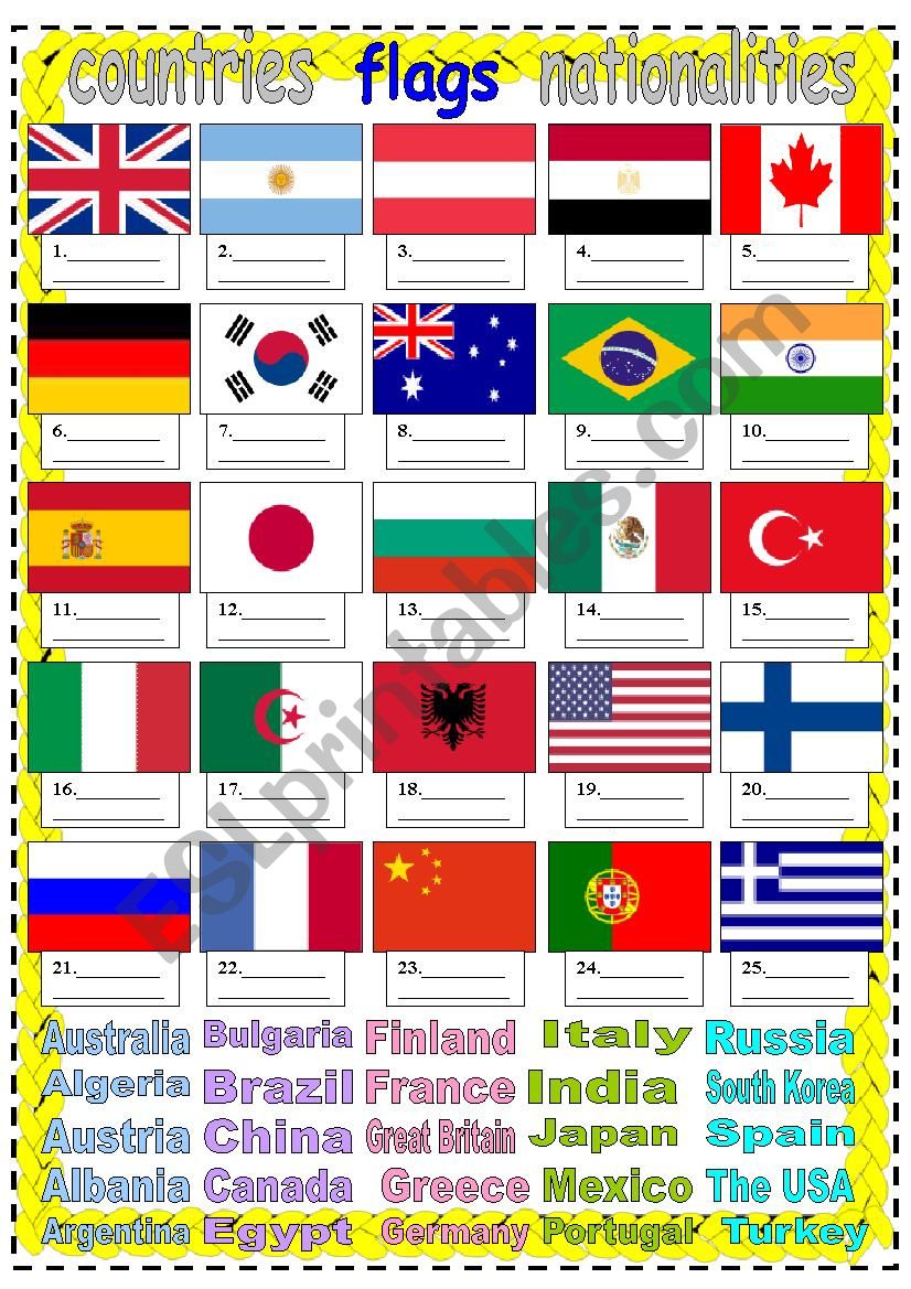 Get 85 Summer Flag Worksheets Ideas 16