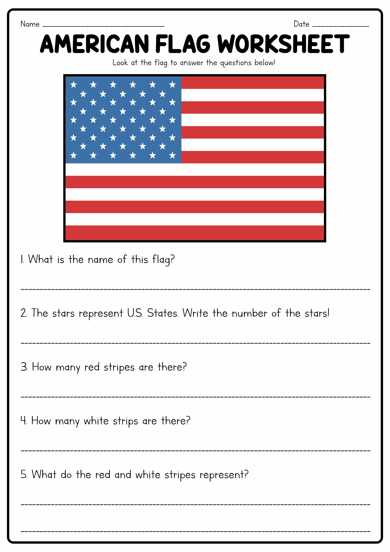 Get 85 Summer Flag Worksheets Ideas 2