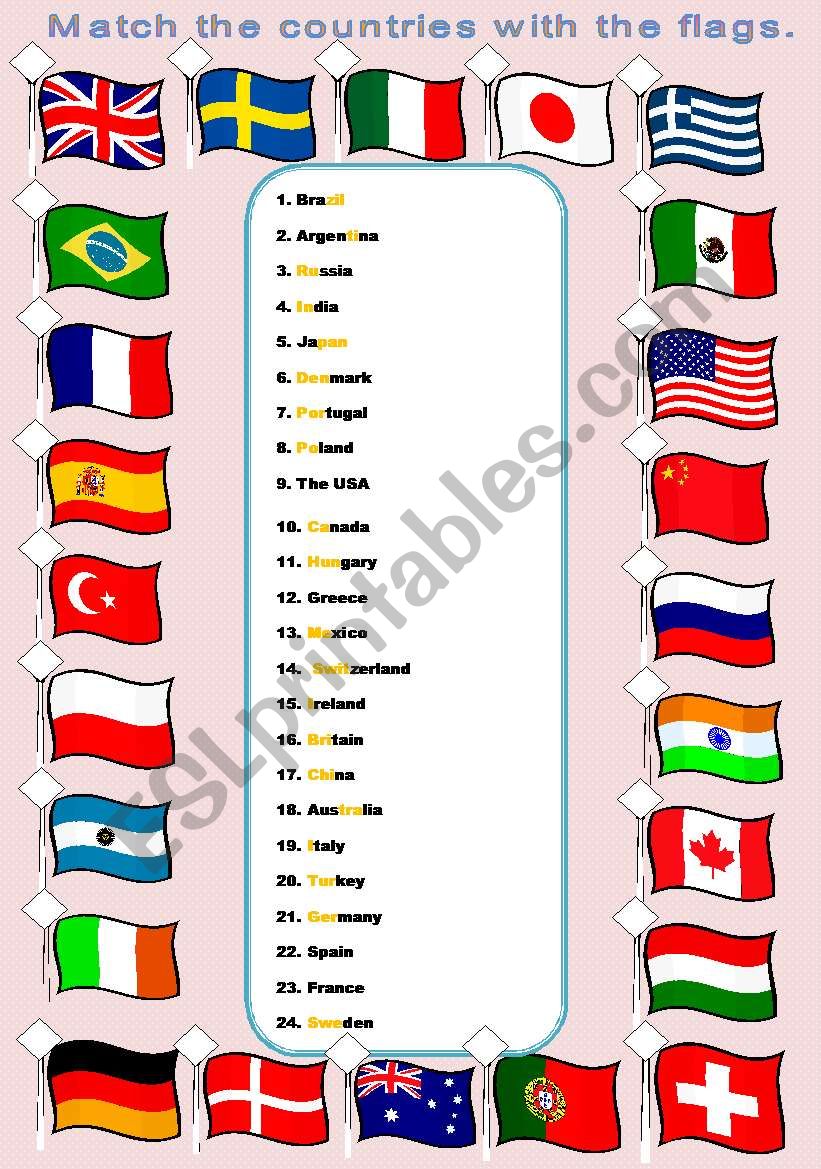 Get 85 Summer Flag Worksheets Ideas 21