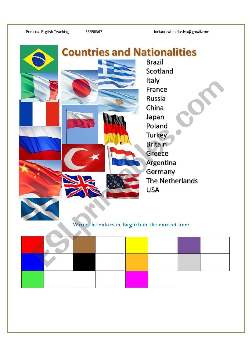 Get 85 Summer Flag Worksheets Ideas 22