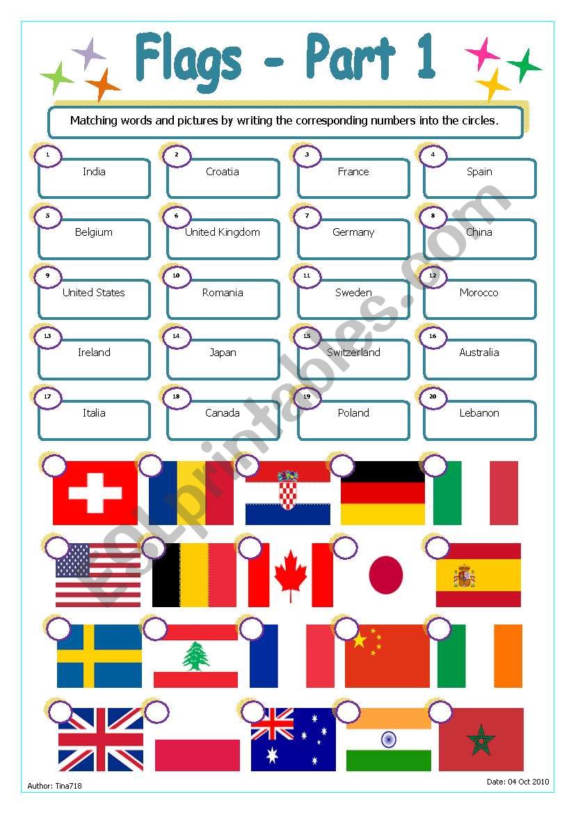 Get 85 Summer Flag Worksheets Ideas 26