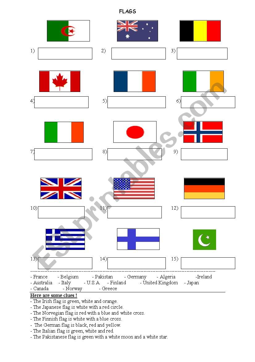 Get 85 Summer Flag Worksheets Ideas 37