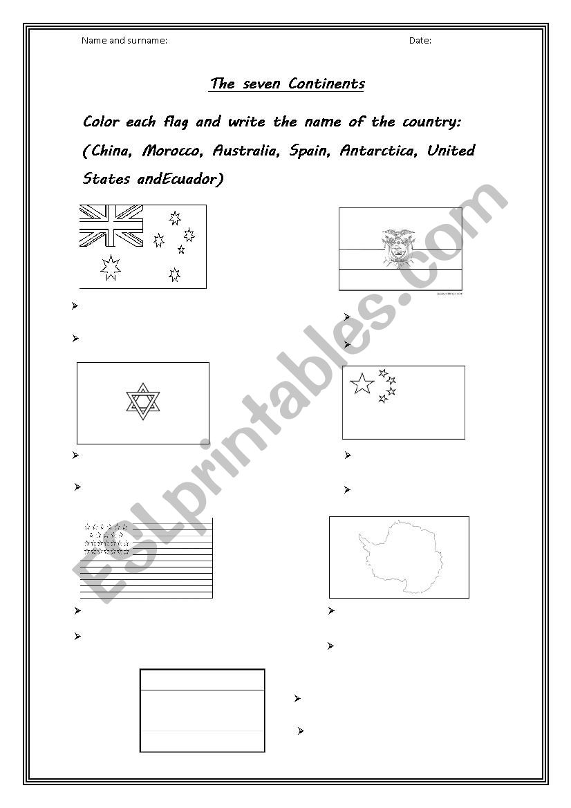 Get 85 Summer Flag Worksheets Ideas 70