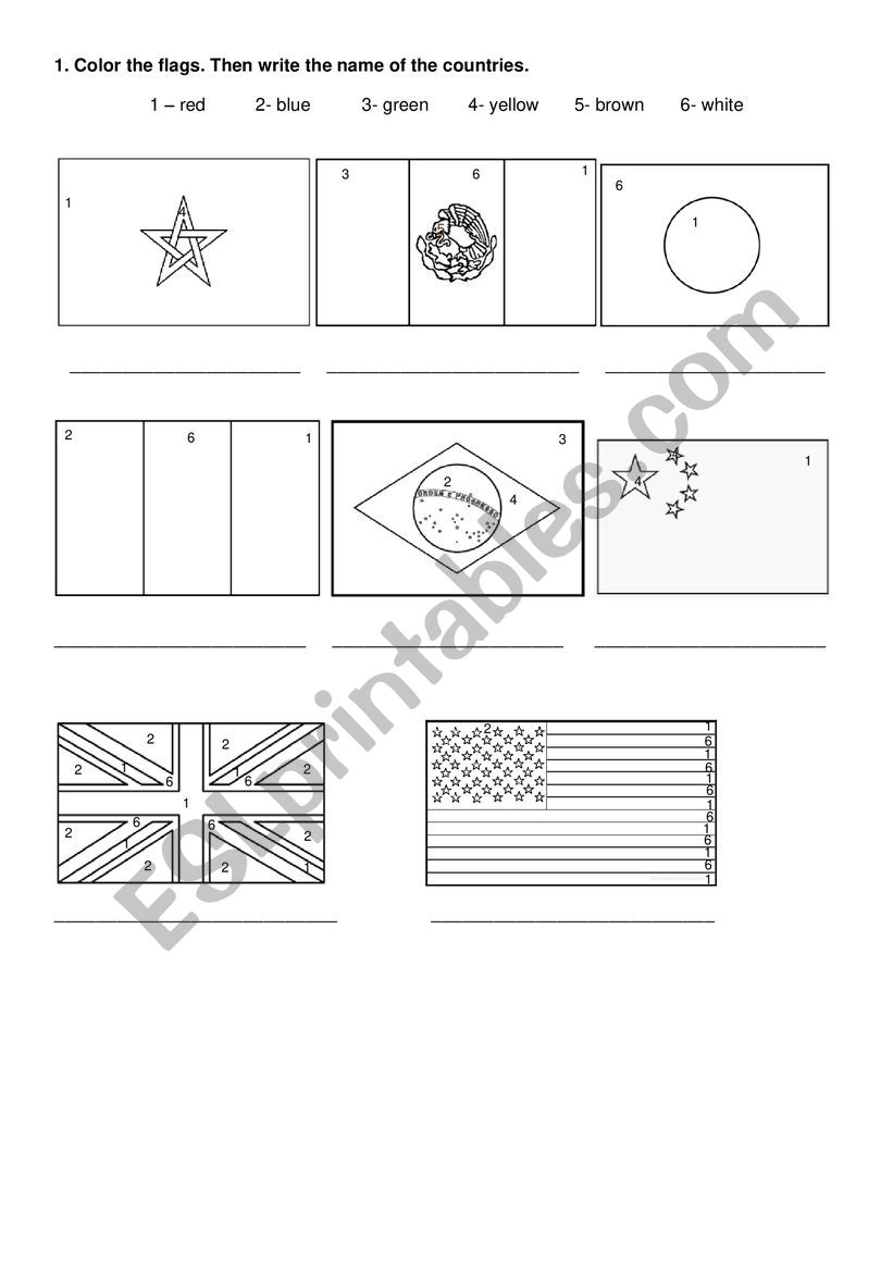 Get 85 Summer Flag Worksheets Ideas 84