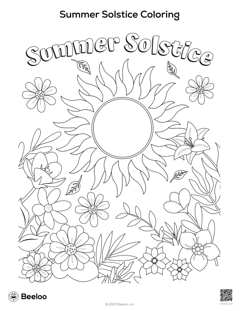 Get 85 Summer Solstice Coloring Pages Ideas 1