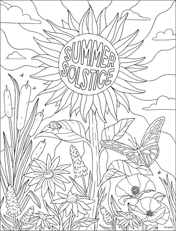 Get 85 Summer Solstice Coloring Pages Ideas 23