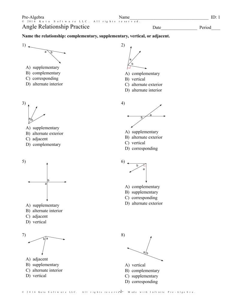 Save 60 Angle Relationships Worksheets Ideas 11