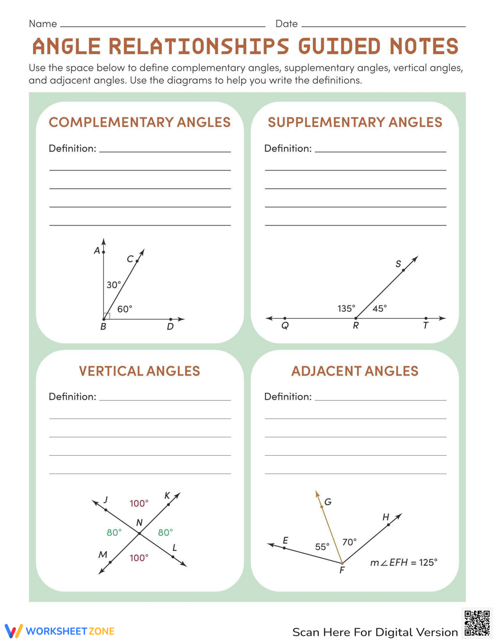 Save 60 Angle Relationships Worksheets Ideas 3