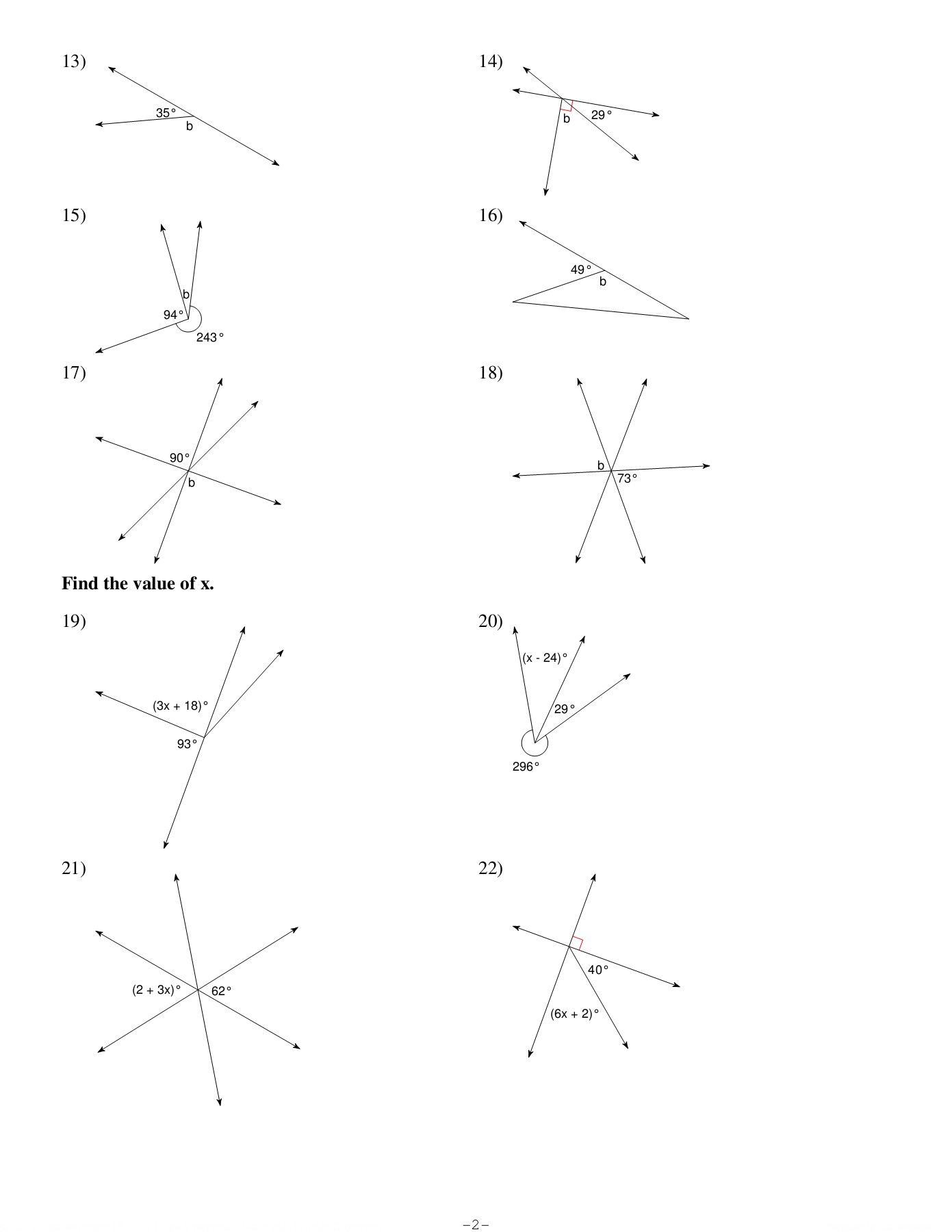 Save 60 Angle Relationships Worksheets Ideas 4