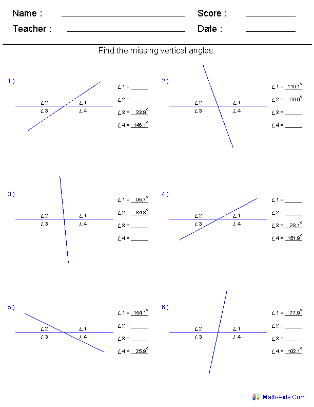 Save 60 Angle Relationships Worksheets Ideas 59