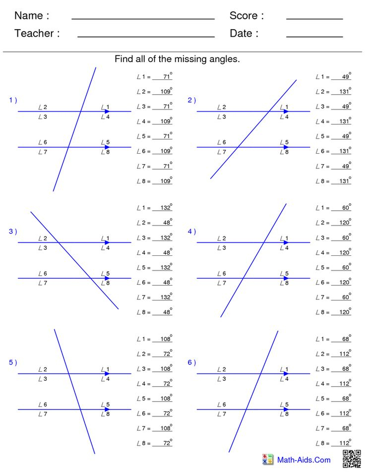 Save 60 Angle Relationships Worksheets Ideas 6