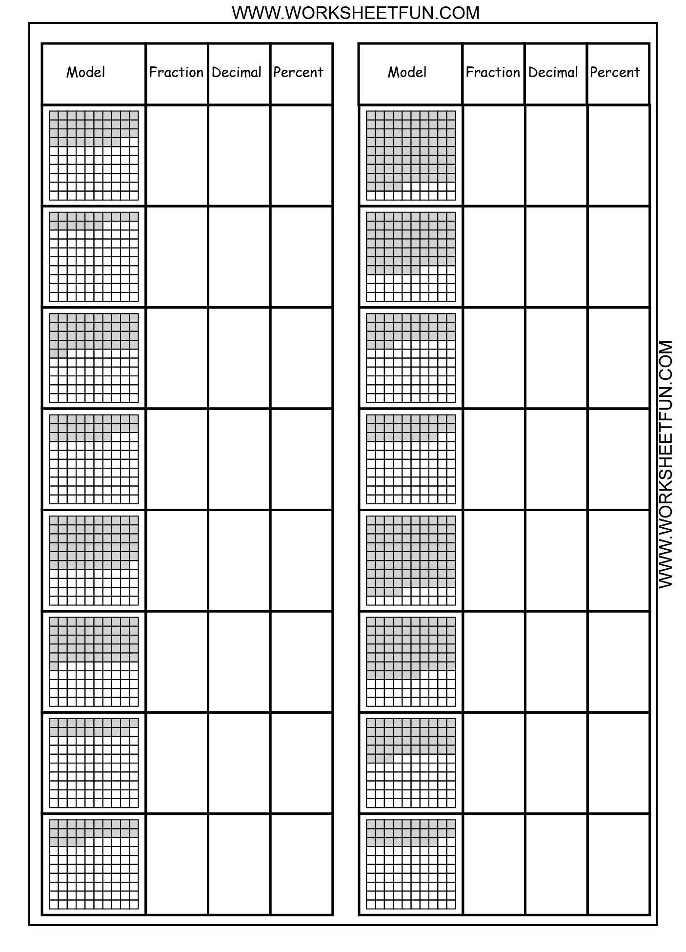 Save 60 Fractions To Decimals Worksheets Ideas 18