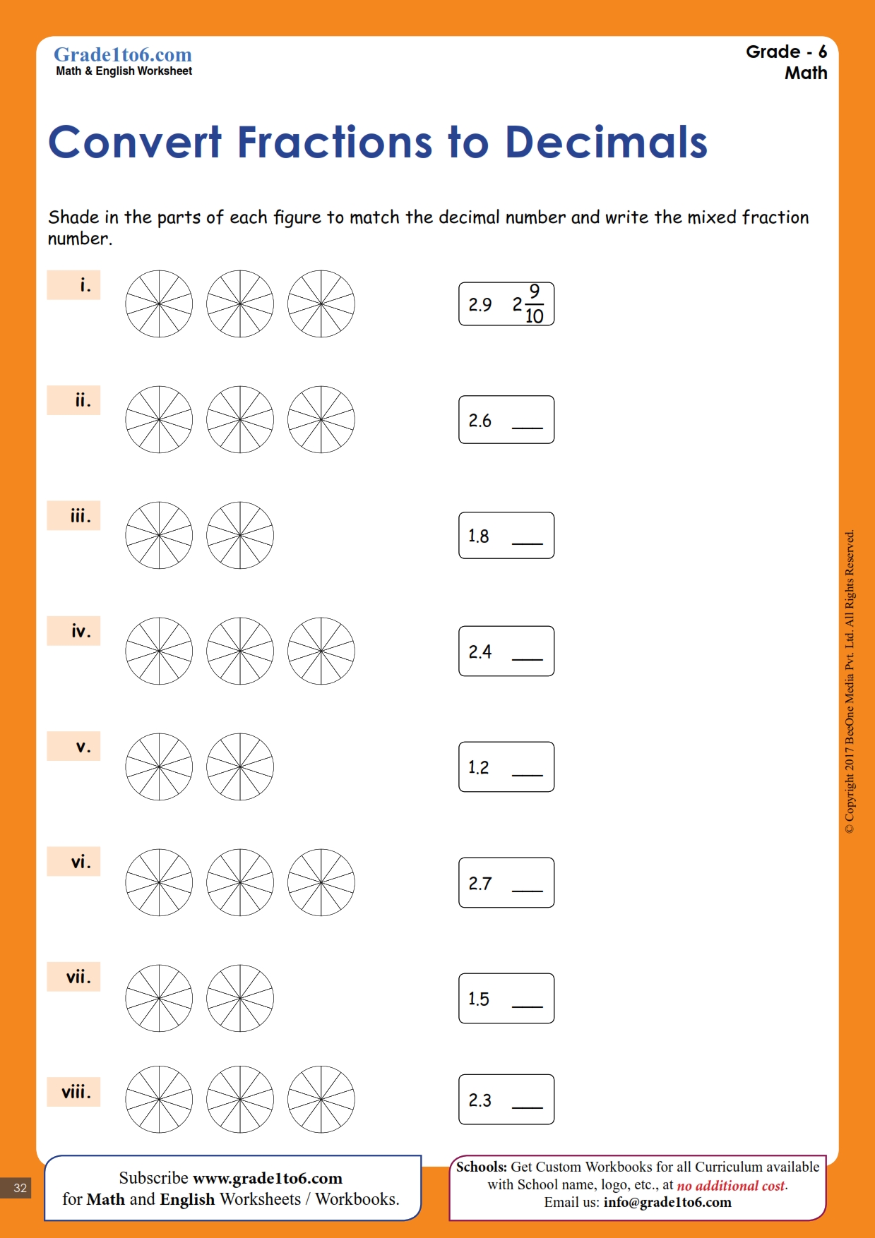 Save 60 Fractions To Decimals Worksheets Ideas 44