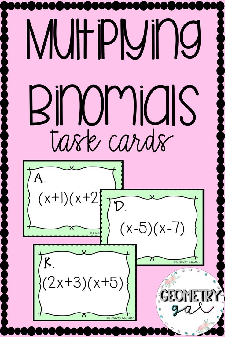 Best 45 Multiplying Binomials Worksheets Ideas 24