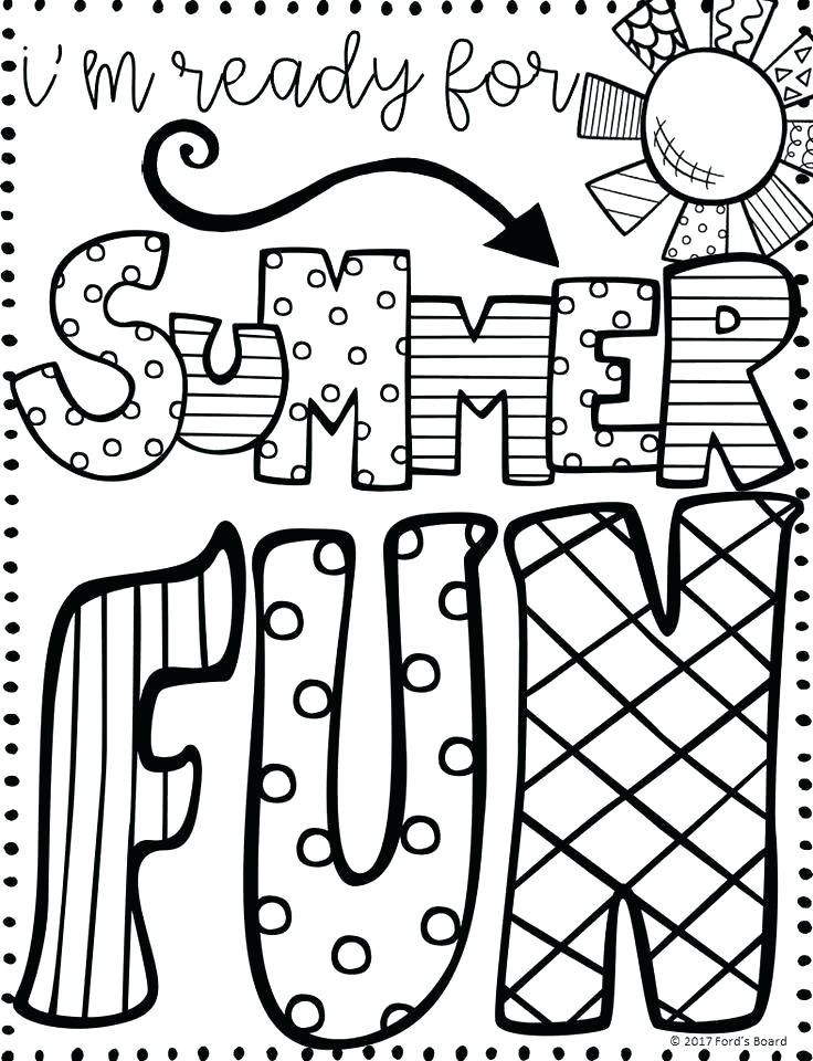 Best 45 Summer Coloring Pages Free Ideas 17