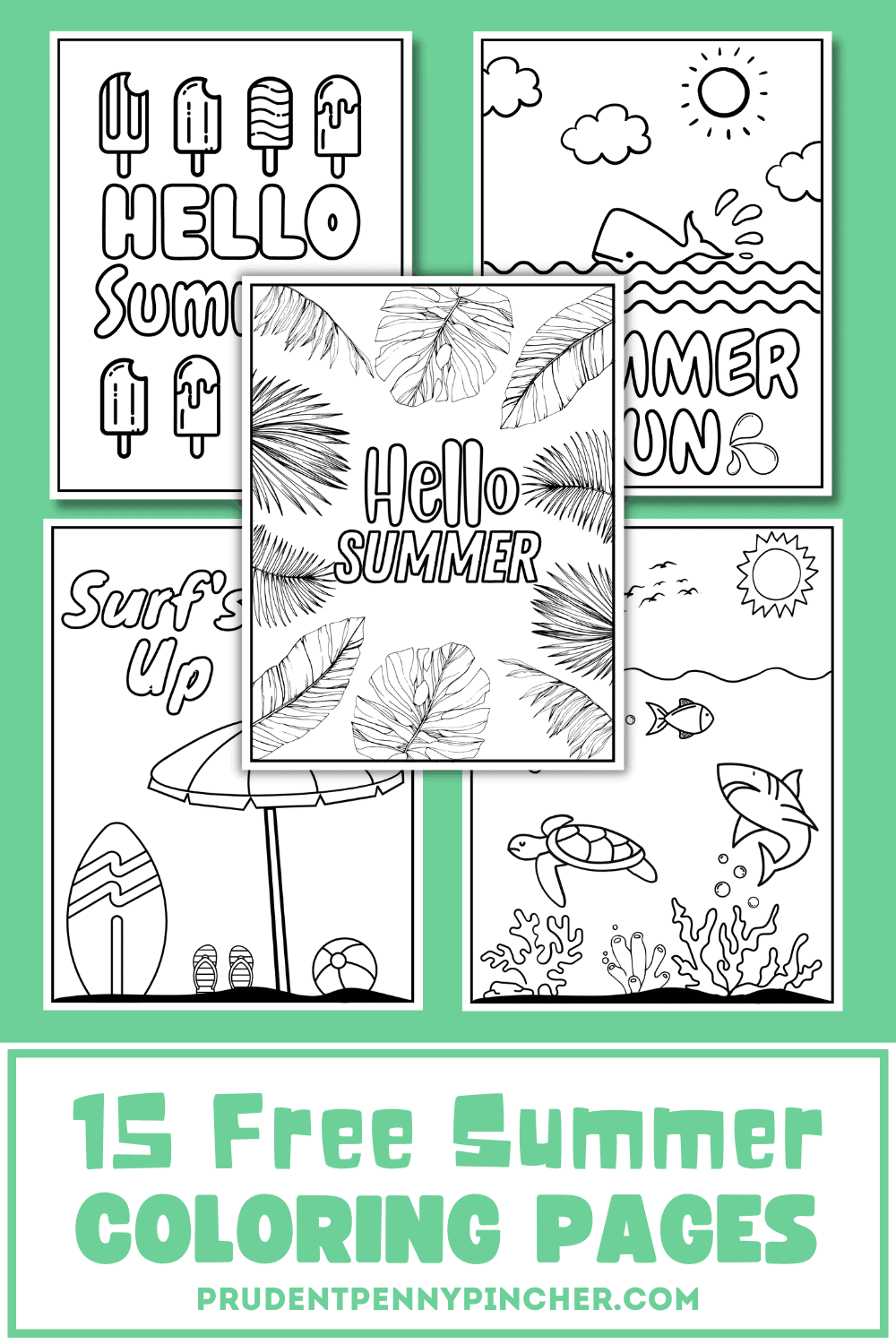 Best 45 Summer Coloring Pages Free Ideas 42