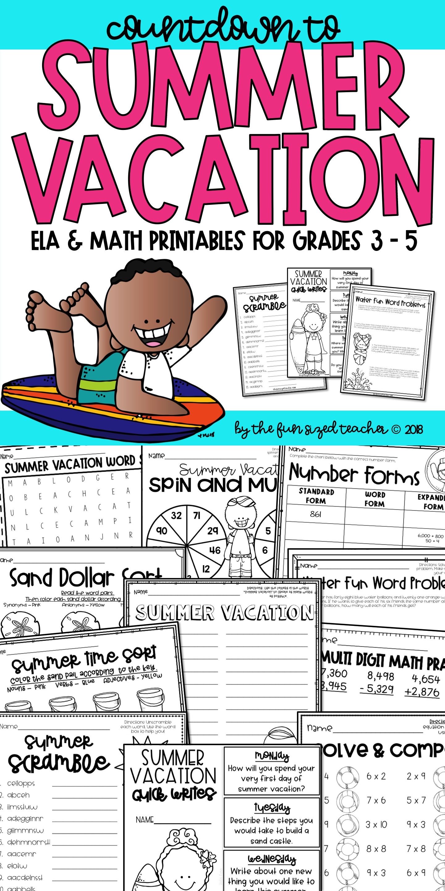 Best 45 Summer Worksheets For Grade 1 Ideas 9