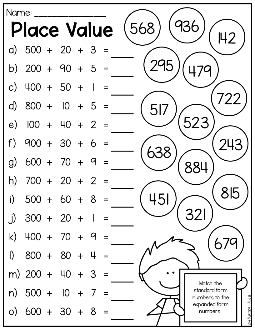 20 2Nd Grade Math Worksheets Download