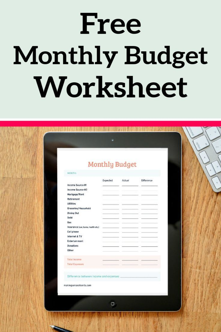 20 Budgeting Worksheet Excel Free