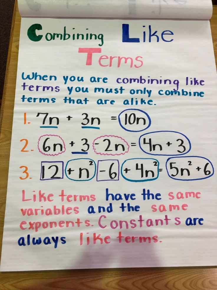 20 Combining Like Terms Worksheet Download