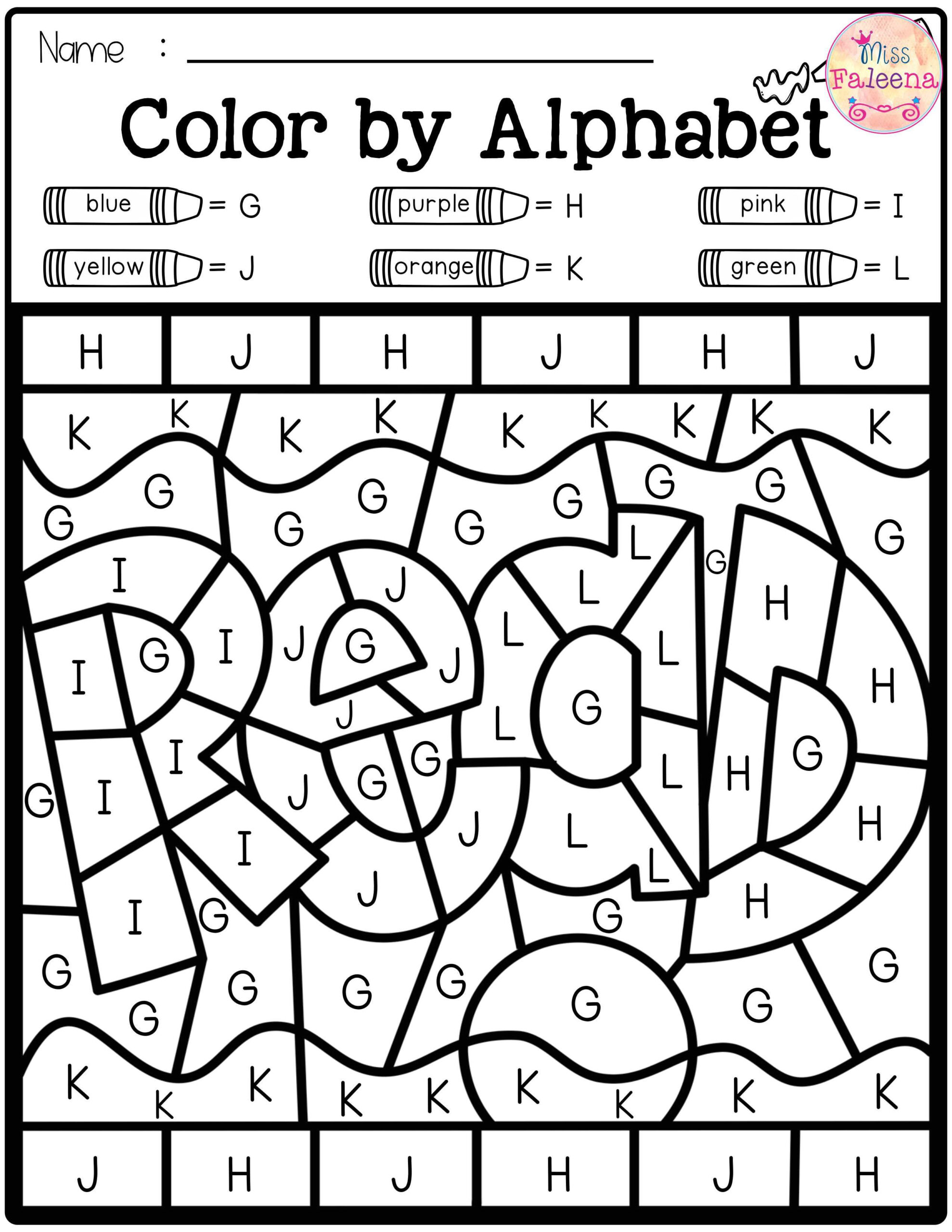 20 Letter Coloring Worksheets Free