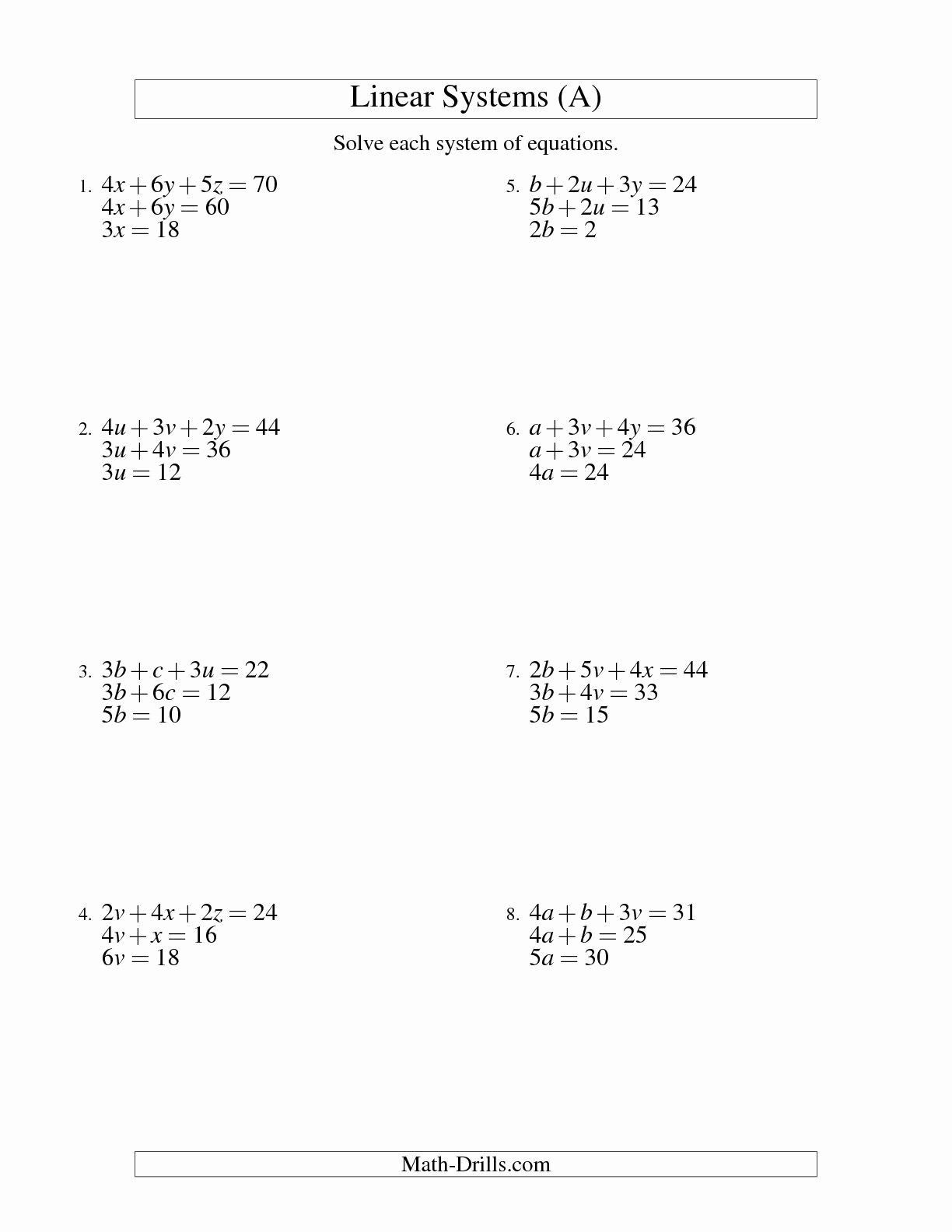 20 Linear Inequalities Worksheet Pdf