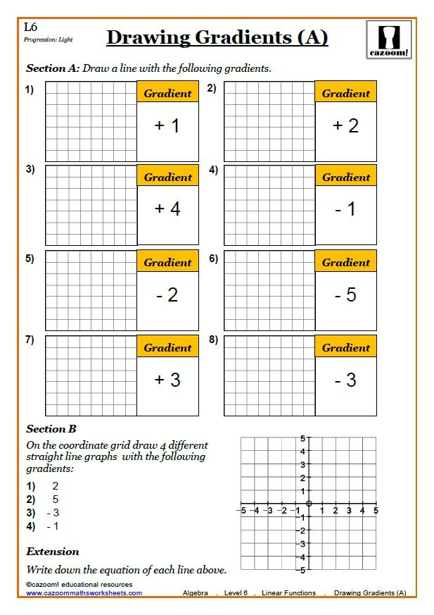 20 Math Algebra Worksheets Free